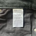 Reformation  Rowe Mid Rise Relaxed Straight Jeans – Chic Black Sustainable - 27 Photo 8