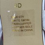 Dyeables  White Satin Strappy Heels New in Box Photo 11