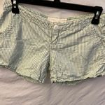 Abercrombie & Fitch : Light Green Striped Shorts- 100% cotton- 0 Photo 10