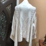 Obey  beige open drapey knit cardigan Photo 4