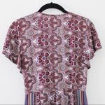 Cotton Candy LA Printed Tie Front Romper Photo 5