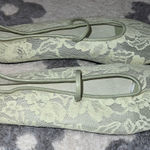 Jeffrey Campbell JEFFERY CAMPBELL Swan Lake Lace Flats in Mint NWOB Size 10 Photo 0