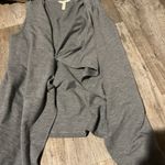 Matilda Jane  Count it Out Vest Gray Open Drape Front Cardigan Soft XSmall‎ Photo 10