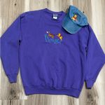 Disney Pooh Vintage 90’s Bounce Crewneck Purple Sweater Women’s Medium Photo 4