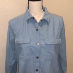 Old Navy  blue corduroy casual button Down shirt Photo 1