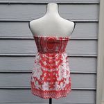 Rampage Strapless Floral Print Smocked Bandeau Top Photo 3