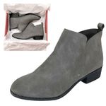 Sun + Stone Cadee Grey Ankle Booties 8.5 NIB Gray Photo 9