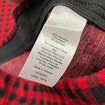 Talbots | Skinny Ankle Pants Plaid Red Black Polyester Blend Womens Large Petite Photo 3