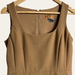 Tory Burch Azalea Camel Tan Wool Sleeveless Sheath Dress Size 4 Photo 2