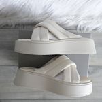 Vagabond Shoemakers Courtney Platform Slide Sandals Off-White Cream Size 41 Photo 7
