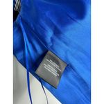 Badgley Mischka Belle Crop Top - Size 2 - New with Tags - Blue Silver Floral Photo 5