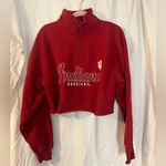 Blue 84  Indiana University Cropped Quarter Zip size medium Photo 0