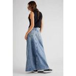 We The Free ๐FREE PEOPLE ๐ Come As You Are Denim Maxi Skirt ~ Blue UK 4 NWOT Photo 2