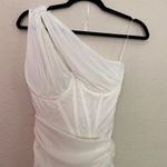 House Of CB    'Valentina' Ivory white‎ Asymmetric Cutout Midi Dress NWOT Size S Photo 8