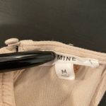 Anthropologie MINE Brand Textures Polka Dot Fuzzy Neutral Colored Tank Top Photo 1