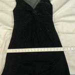 Target Black Velvet V Neck Sleeveless Dress Photo 6