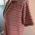 ZARA  Women's 70s Retro Style Cropped Pullover Knit V-Neck Collared Sweater Top M Photo 6