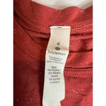 Lululemon  Dress Size 4 Red Twist Front Short Sleeve Casual‎ Athleisure Photo 4