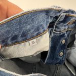 Boyish Billy Greed Womens 25 Blue Denim Cotton High Rise Medium Wash Button Fly Photo 10