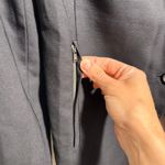 Helmut Lang  Black Wool Blend Blazer Womens 4‎ USA Made Hi Lo Short Back Jacket Photo 4