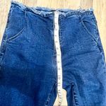 Black Label  flare jeans raw hem waist and leg sz 5 28 Photo 5