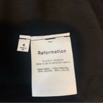 Reformation  Black Ruffle Mini Christine Dress Ladies Sz 4 Photo 4