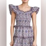 Sea New York Rosita Purple Smocked Mini Dress | L Size L Photo 0