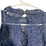 Altar'd State  Size Small Navy Lace Mini Dress Fully Lined Prom Formal Sorority Photo 6