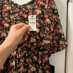 EXPRESS Maxi Dress Black & Floral Photo 2