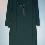 Cool Nights Teal quarter sleeve night gown Green Size XL Photo 0