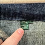 Ralph Lauren Lauren Denim Jacket Women's 3X Classic Blue Stretch Jean Jacket Plus Size Photo 2