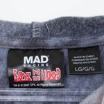 Mad Engine Boyz N the Hood 90s Tie Dye Hoodie Sweatshirt Size L Y2K Streetwear Gray Size L Photo 3