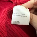 Akris Punto  skirt size 4 red fitted bodycon mini pleated hem office Photo 3