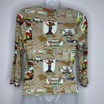 Don’t Mess with Texas Vintage retro All Over graphic Print Western tan Medium Photo 2