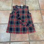 J.Crew  Stewart Tartan Plaid Ruffle Tank Top Photo 1