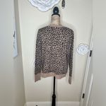 A New Day Tan & Black Leopard Animal Print Sweater Size Extra Extra Large Photo 8