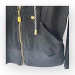 Y2K: new Kritik Nola Terry Juicy Zipper Kangaroo Pocket Hoodie Black L Size L Photo 13