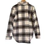 BLANK NYC Plaid Shacket Button Down Jacket Sweater Cream Pink Black Size M Photo 3