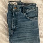 ZARA Blue Straight Leg Jeans Photo 2