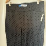 Old Navy  High Rise Pixie Skinny Black Polka Secret Smooth Pockets Pants 12 Tall Photo 4