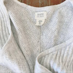 Sigrid Olsen  XL Oatmeal Sweater Cardigan with Thumbholes Photo 2