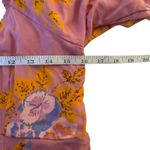 Free People NWT Francesca Floral Puff Long Sleeves Mini Dress Rose Pink Size Med Photo 14