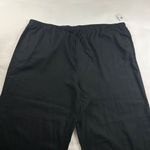 Old Navy  Black Linen Blend Wide Leg Lounge Pant 3X New Photo 1