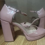 Madden Girl Women 9.5 blush pink Elegant chunky Platform Heels ‘’ Photo 0