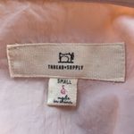 Thread‎ & Supply Color Block 1/4 Zip Hooded Wind Breaker in Pink Grey Size Small Photo 4