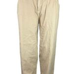 H&M NWT Cream High Rise Straight Leg Chino Pockets Casual Ankle Jeans Size 10 Photo 0