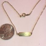 Trudy Engraved Gold Filled Nameplate Roman Bracelet Photo 2