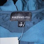 Fortune + Ivy
Adeline Key Hole Detail Blouse teal green Photo 3