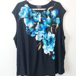 The Limited  Collection Blouse Peony Watercolors Sz 2X BNWT Big Florals Office Photo 0