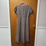 Natural Life Juliette Short Sleeve Midi Maxi Ditsy Floral Dress Gray Large Photo 12